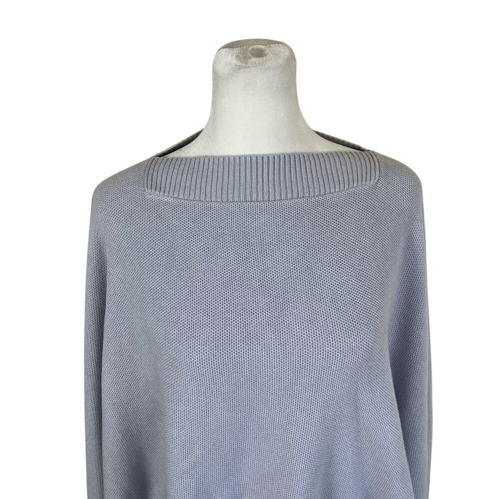 Lululemon Forward Flow Cape Poncho Scraf Silver Fox/A. White Sweater Fabric - Picture 7 of 16